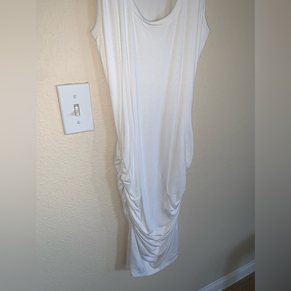 NWOT Ruched Racerback Bodycon Midi Dress - Picture 6 of 16